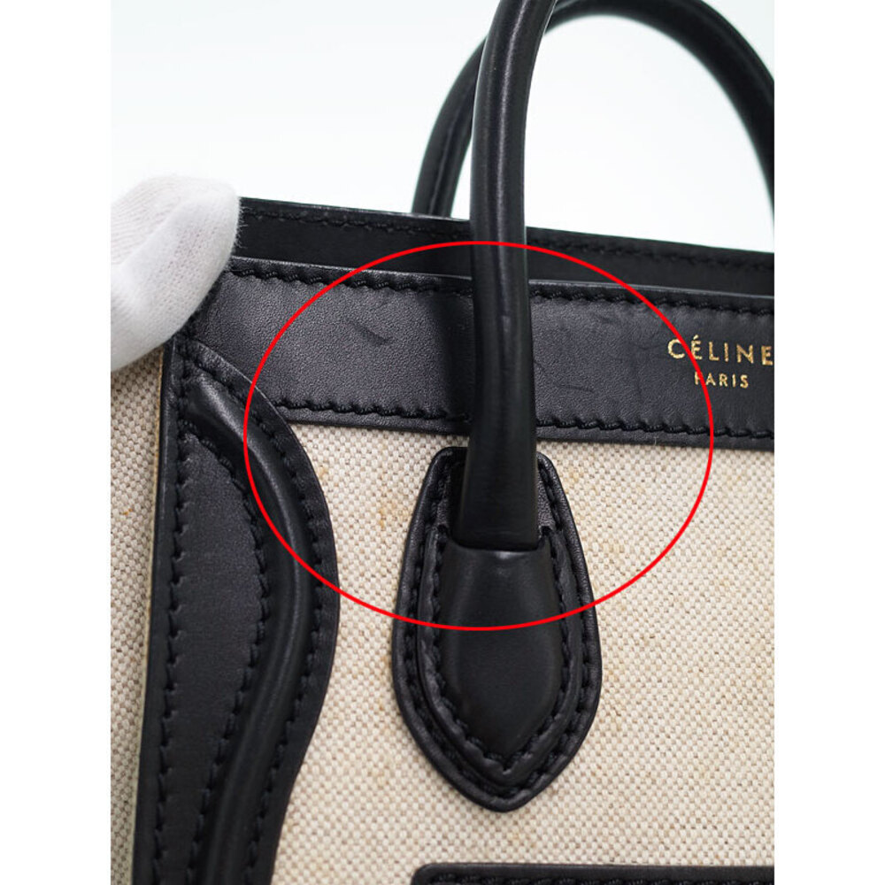 Celine Leather Shoulder Bag Shopper - Picture 6 of 9